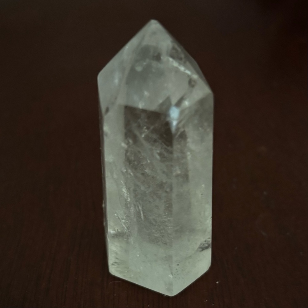 Clear Quartz Crystal Point - Picture 2 of 4